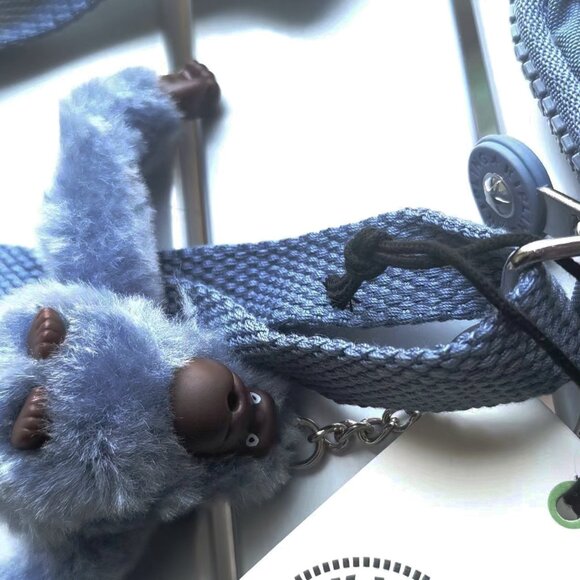 Kipling TALLY brand new mobile phone bag crossbody bag haze blue - Picture 3 of 6